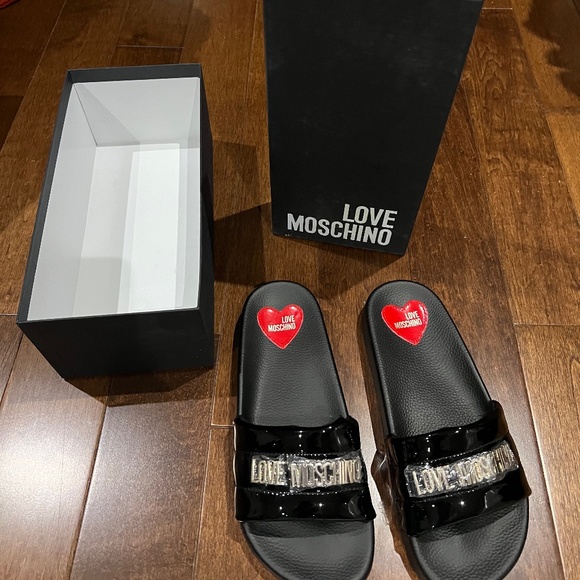Love Moschino slide sandals - Picture 1 of 3